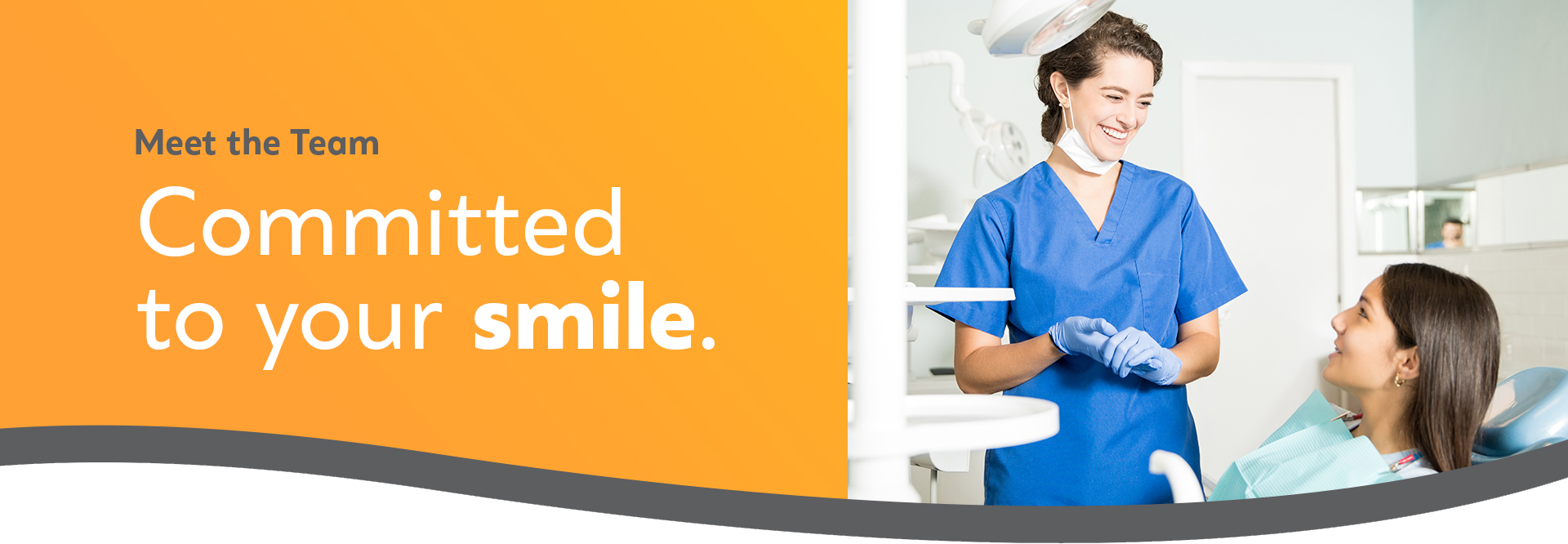 Female dental staff with female patient at Ridgeview Dental Group in Menomonee Falls, WI
